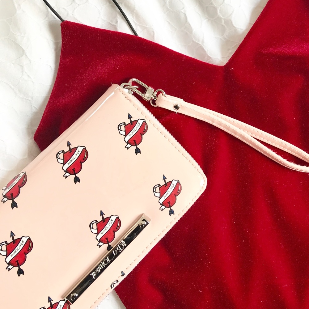 Betsey Johnson Pink Clutch